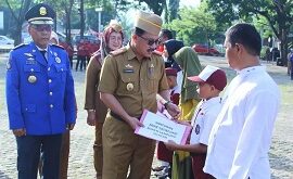 Sekda Thamrin Apresiasi Eksistensi Dinas Pemadam Kebakaran dan Penyelamatan Kabupaten Lampung Selatan
