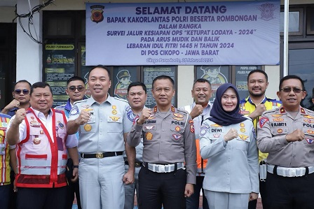 Jasa Raharja dan Korlantas Polri Survei Jalur Jakarta-Surabaya, Antisipasi Lonjakan  Mudik Lebaran 2024