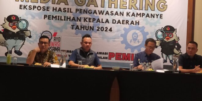 Bawaslu Lampung Paparkan Hasil Pengawasan Kampanye Pilkada 2024