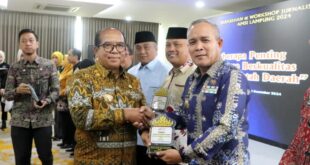 Pj. Gubernur Lampung Buka Sarasehan dan Workshop AMSI, Dorong Jurnalistik Berkualitas untuk Pembangunan Daerah