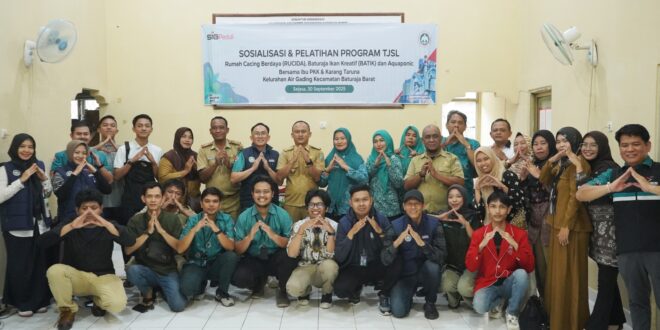 Semen Baturaja Kenalkan Tiga Program Unggulan untuk Pemberdayaan Warga Kelurahan Air Gading