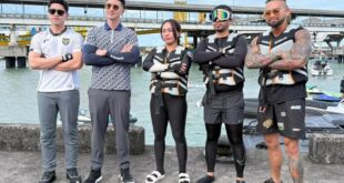 Untuk pertama kalinya, aksi jetski lintas Merak-Bakauheni dilakukan sebagai pembuka resmi rangkaian Lampung Selatan Festival (Lamsel Fest) 2025