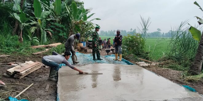 Hari Ketiga TMMD ke-127: TNI dan Masyarakat Gotong Royong Bangun Jalan dan Talud